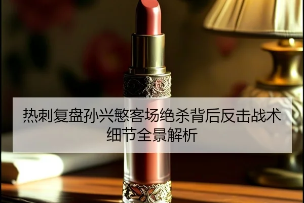 热刺复盘孙兴慜客场绝杀背后反击战术细节全景解析